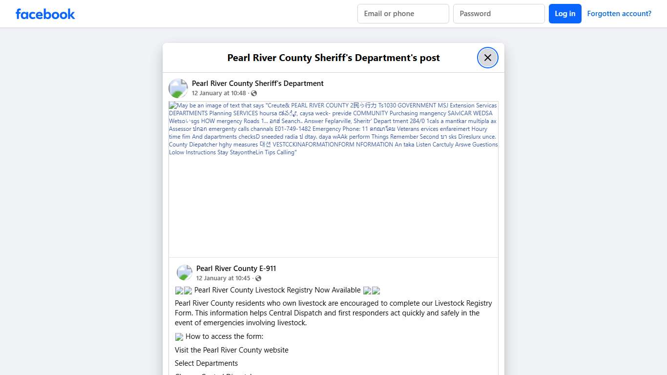 Pearl River County Sheriff's Department | Facebook